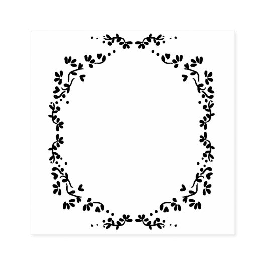 Romantisch Lijst Rubberstempel (Afrduk)