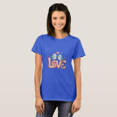 Romantisch LOVE Cartoon T-shirt (Voorkant volledig)