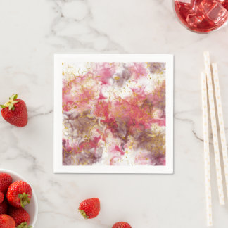 Romantisch modern abstract ontwerp servet