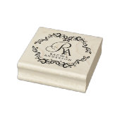 Romantisch monogram 	rubberstempel (Stempel)