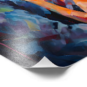 Romantisch Omarm Expressionisme Abstracte Liefde K Foto Afdruk (Hoek)