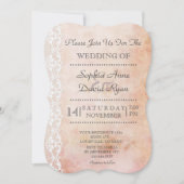 Romantisch oud papier met Rozen en oorkonde Kaart (Voorkant)