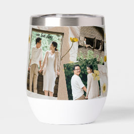 Romantisch paar 3 foto's, gepersonaliseerde aangep