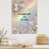 Romantisch paar bruiloft poster (Keuken)