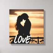 Romantisch paar canvas print (Voorkant)