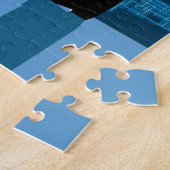 Romantisch paar in de stad legpuzzel (Zijkant)