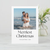 Romantisch paar kerstvakantie Kaart ontwerp (Staand voorkant)