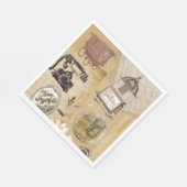 Romantisch papier Servet (Hoek)