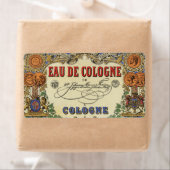 Romantisch  parisiaans etiket op parfum. (Insitu)