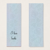 Romantisch pastelbloemontwerp mini visitekaartjes (Voorkant /achterkant)