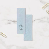 Romantisch pastelbloemontwerp mini visitekaartjes (Kantoor)