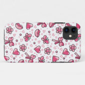 romantisch patroon Case-Mate iPhone case (Achterkant (horizontaal))