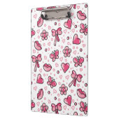 romantisch patroon klembord (Links)