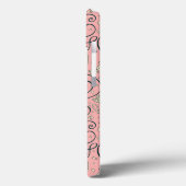 Romantisch patroon met hart en vogels Case-Mate iPhone case (Achterkant / Links)