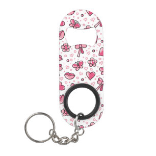 romantisch patroon mini flessenopener