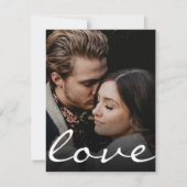 Romantisch Persoonlijk Fotoliefdesscript Maak het Notitiekaartje (Voorkant)