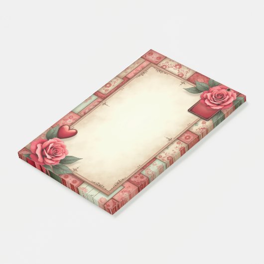 romantisch post-it® notes (Schuin)