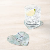 Romantisch  Purple Flowers Vrijgezellenfeest Kartonnen Onderzetters (Insitu)