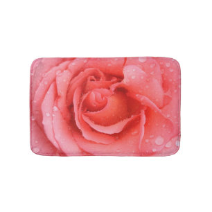 Romantisch Rode Roze Rozenwaterdruppels Badmat