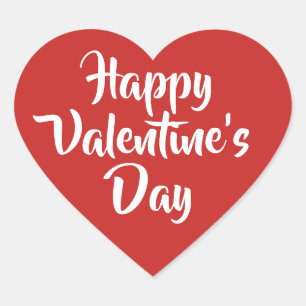 Romantisch rood hart sticker