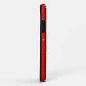 Romantisch rood hartpatroon Case-Mate iPhone case (Achterkant/rechts)