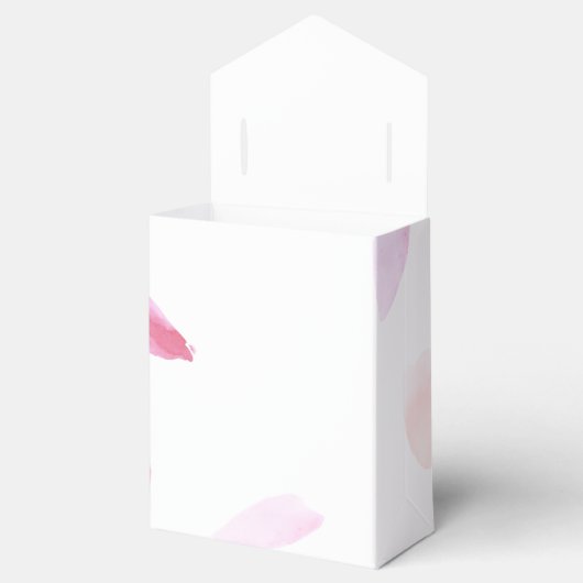 Romantisch Roos bloemblaadjes Bedankdoosjes (Geopend)