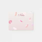 Romantisch Roos bloemblaadjes Post-it® Notes (Voorkant)