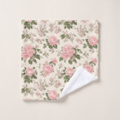 Romantisch  Roos bloesems bloemenpatroon Bad Handdoek (Wasdoekje)