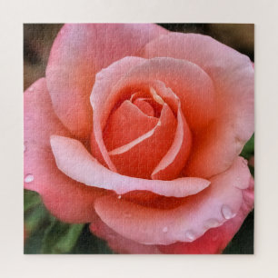 Romantisch Roos Botanische kunst Print Legpuzzel
