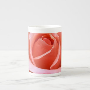 Romantisch Roos Botanische kunst Print Porselein Kop