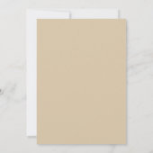 Romantisch Roos Gold Foil | Blush Monogram Weddens Kaart (Achterkant)