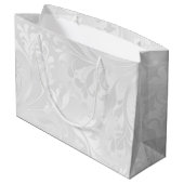 Romantisch Roos, Gold Heart en Red Ribbon Large Cadeautasje (Achterkant Gekanteld)