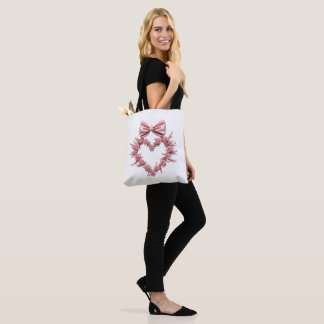 Romantisch Roos Hart Canvas tas Perfect voor ieder
