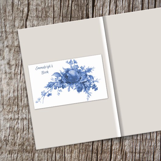 Romantisch Roos in blauw Rechthoekige Sticker