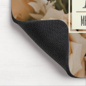 Romantisch roos, roze pastel, mooi monogegrammeerd muismat (Hoek)