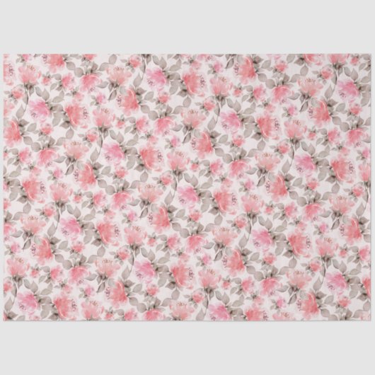 Romantisch -  roos waterverf tissue papier (Voorkant)