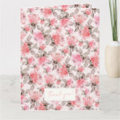 Romantisch -  roos waterverf tissue papier kaart (Voorkant)