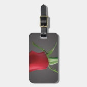 romantisch-rosebudvector bagagelabel (Voorkant verticaal)