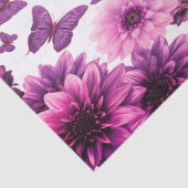 Romantisch Roze Bloem Tissuepapier (Detail)