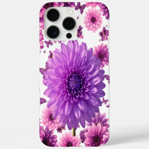 Romantisch Roze Bloemig iPhone 16 Pro Max Hoesje