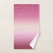 Romantisch roze en  eiwit roomvormer bad handdoek (Handdoek)