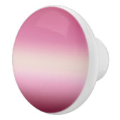 Romantisch roze en eiwit roomvormer keramische knop (Rechts)