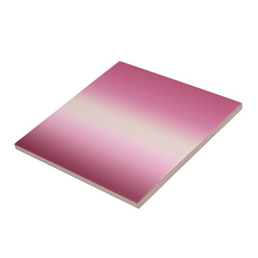 Romantisch roze en eiwit roomvormer tegeltje (Zijkant)