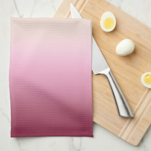 Romantisch roze en  eiwit roomvormer theedoek