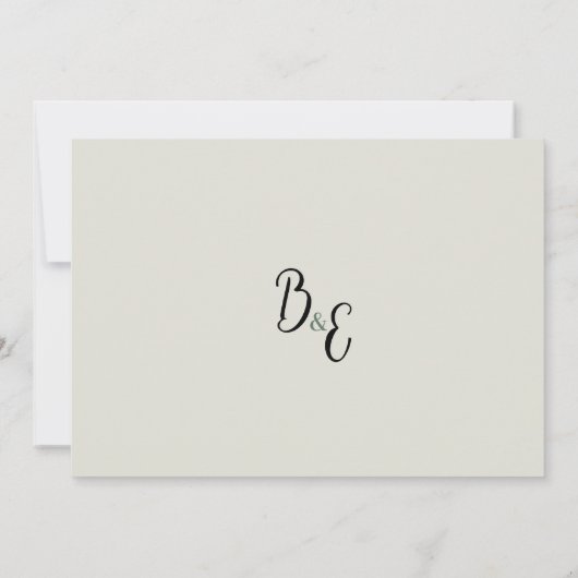 Romantisch roze rood wit munt rozen Dank u Kaart (Achterkant)