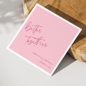 Romantisch Roze: samen beter gepersonaliseerd Servet