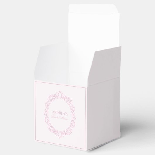 Romantisch Roze Vrijgezellenfeest Favor Box Bedankdoosjes (Geopend)
