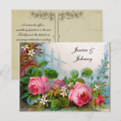 Romantisch Save the Date Briefkaarten (Voorkant / Achterkant)