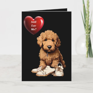 Romantisch, Schattig Hond Liefhebber Valentijnsdag Kaart