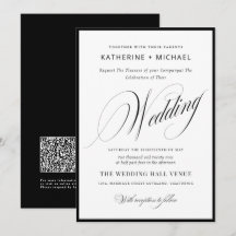 Romantisch script kalligrafie eenvoudig & chic huw